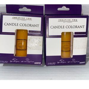 Liquid Candle Dye Creative You Candle Colorant Yellow & Yellow Vibrant Colors